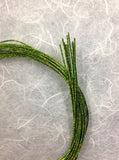 Mizuhiki - Green Speckles on Gold Foil