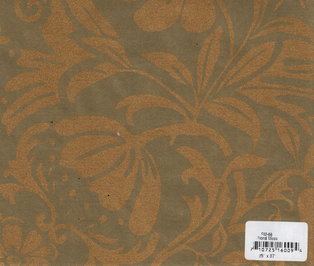 Screenprinted Floral Moss Paper – Mountain Valley Paper
