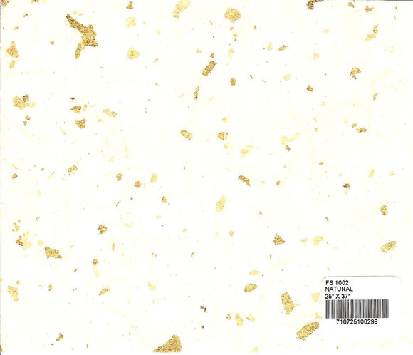 Foil Speckle Unryu Paper - Natural
