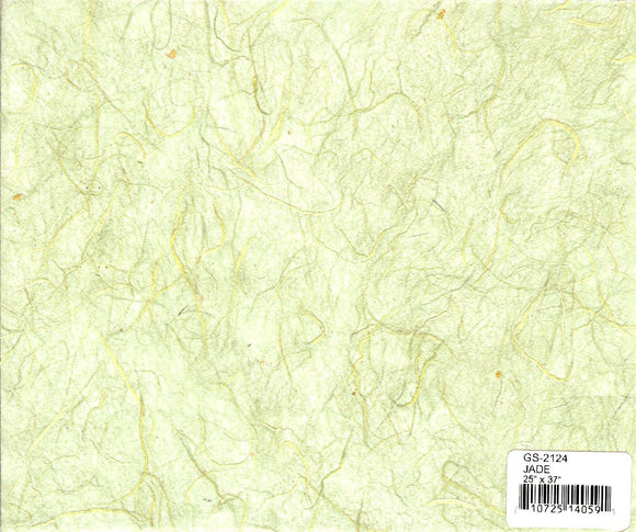Gold Speckle Unryu Paper - Jade