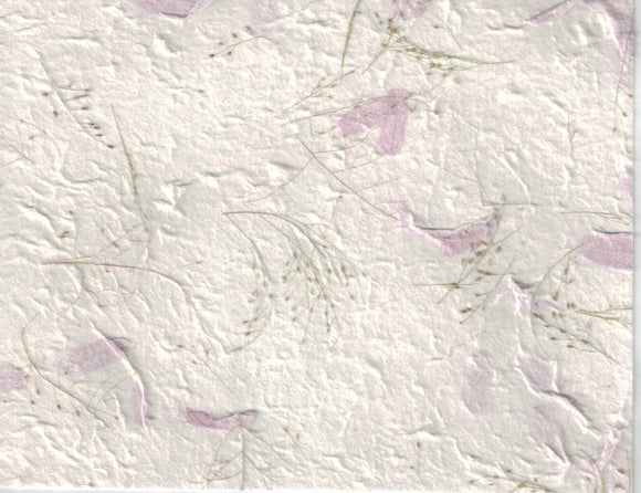 Handmade Paper - Floral Purple