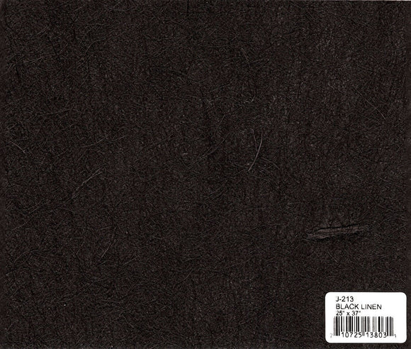 Jute Fiber Paper - Black Linen