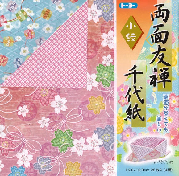 Bright Spring Chiyogami Double-sided Origami Paper