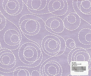 Flocked Stitch Paper - French Lilac