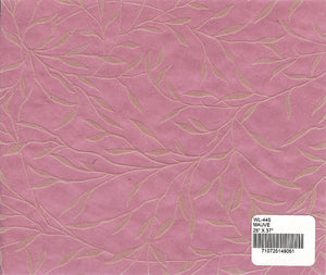 Flocked Willow Paper - Mauve